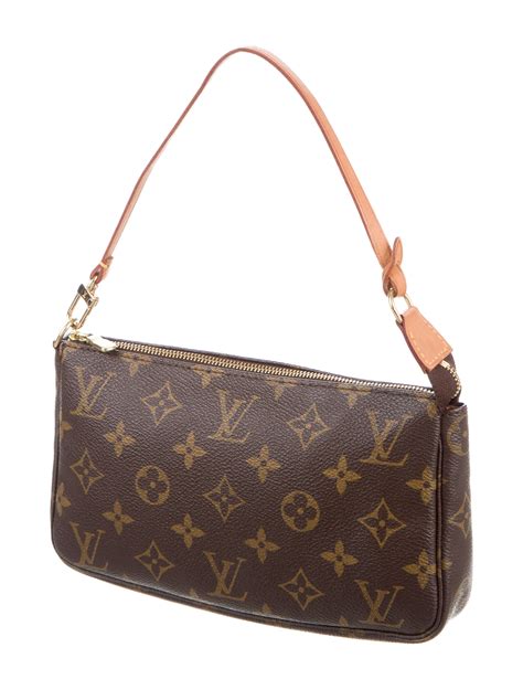 louis vuitton pochette accessoires women's monogram|louis vuitton monogram accessories.